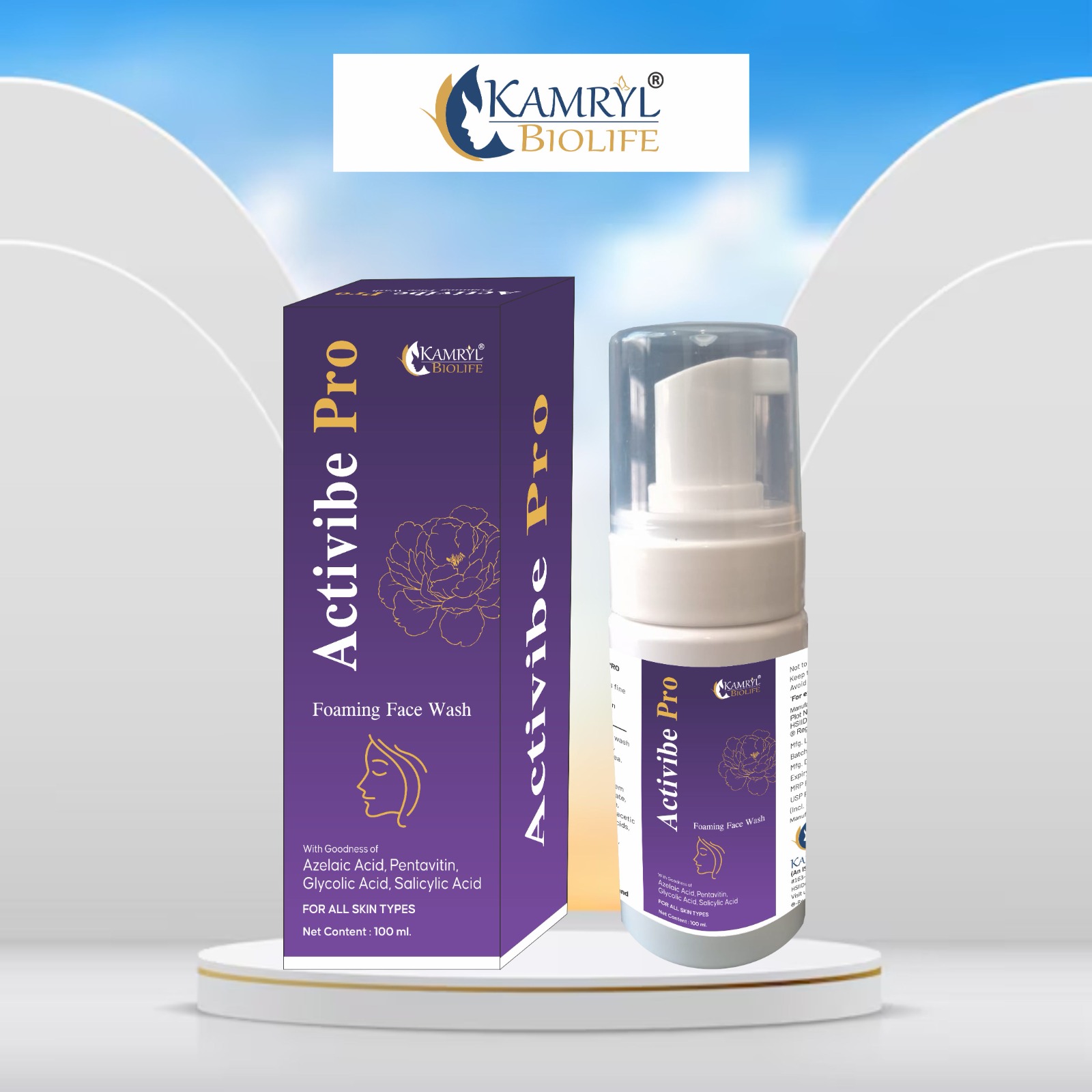 ACTIVIBE PRO FOAM FACEWASH